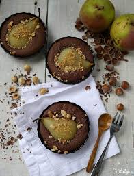 Petits Gateaux Poire Et Chocolat Blog De Chataigne Gateau Au Poire Gateau Poire Amande Poire Au Chocolat