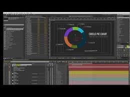 Infographics After Effects Template Circle Pie Chart