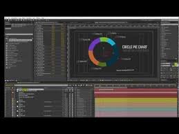 infographics after effects template circle pie chart