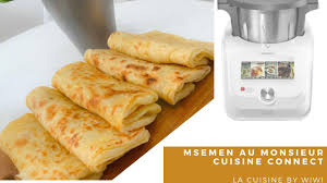 Recette Msemen Crepe Feuilletee Au Monsieur Cuisine Connect Mcc Youtube