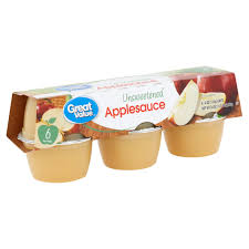 Lower the heat and simmer until the apples are soft, . Great Value Unsweetened Applesauce 4 Oz 6 Count Walmart Com Walmart Com