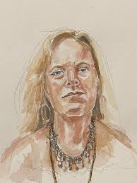 No Relief. Watercolor