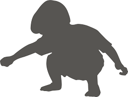 Kids can draw in any design they like! Animal Silhouettes Child Squat Drawing Children Squat Silhouette Transparent Cartoon Jing Fm