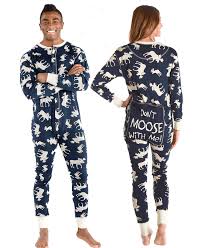 Lazy One Adult Unisex Classic Moose Flapjack In Navy