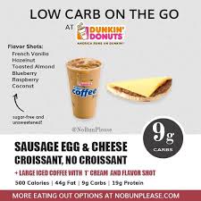 Keto Dunkin Donuts Menu How To Order No Bun Please Keto Diet Drinks Fast Healthy Meals Food