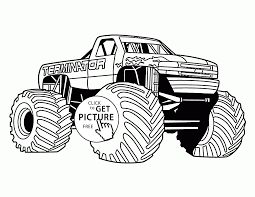 You can now print this beautiful big rig monster truck for boys coloring page or color online for free. Free Terminator Coloring Pages Export Coloring B109 Have