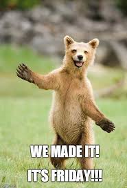 This hump day meme wants you to remember the day of the week! Https Www Birthdaywishes Expert Wp Content Uploads 2017 01 Funny Friday Quote On Meme With Happy Animal Jpg Friday Humor Friday Meme Happy Animals