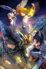 Emma Norman Ray The Promised Neverland Artist Zzyzzyy Neverland Neverland Art Anime