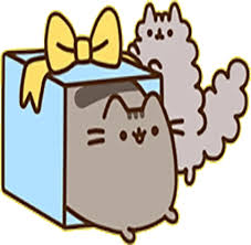 Pusheen Present GIF - Pusheen Present Hi - Discover & Share GIFs