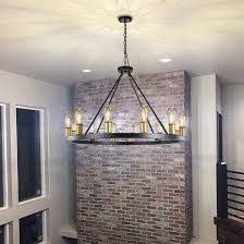 8% coupon applied at checkout. 17 Stories Wagon Wheel Chandelier 35 Dia 12 Lights Rustic Matte Black Foyer Chandelier Large Round Mordern Farmhouse Chandeliers Lighting Fixture For Kitchen Island Dining Living Room Entryway Wayfair