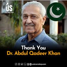Thank you, Dr. Abdul Qadeer Khan, for making Pakistan the first nuclear  power in the Muslim world. Your unmatched contribution strengthened our  nation's defense and pride. #pakistani #indiapakistan #india #pakistan  #dubai #azerbaijan #