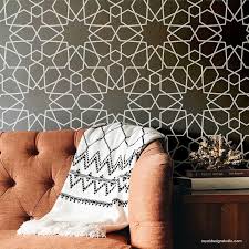Read on to discover the magic of moroccan décor and get tips for incorporating this exotic style into. Moroccan Stencils Moroccan Geometry Stencil Royal Design Studio Stencils