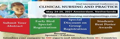 During international nurses day and beyond, we at elsevier want to personally thank you for your hard work and dedication to making such a difference in this noble profession and in the lives of so many. Nursing Conference Clinical Nursing 2021 Usa France Italy Japan
