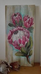 Pin By Mariet Louw On Home Decor Protea Art Art Botanical Wall Art