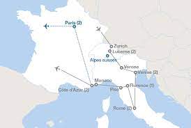 L'italie dispose de cinq représentations en suisse. Suisse Italie Et France Ef Voyages Culturels