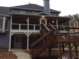 Screened in porches are a great asset to a home. Before After Screen Porch Photos Exovations