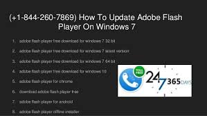 Download adobe flash player for mac & read reviews. 1 844 260 7869 How To Update Adobe Flash Player On Windows 7