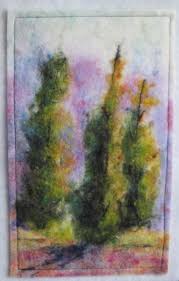 As an adjective felt is that has been experienced or perceived. Harrisville Fleece Needle Felted Interesting Twist On Combining Fibers Natural Vs Man Made Felt Art Fabric Art