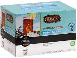 Sweet tea just screams southern cooking and summer to me. Celestial Seasonings Sweetened Southern Sweet Perfect Iced Tea K Cups Black Tea 12 Ea Nutrition Information Innit