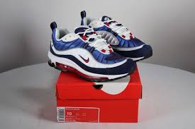 Nike Air Max 98 Gundam Red White Blue Size 10 Shoes 640744 064 Sneakers Nike Air Max Cheap Nike Air Max Sneakers