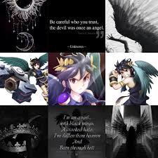 Video Game Kid Icarus Uprising Super Smash Bros 4 Character Dark Pit Black Anime Manga Animeaes Dark Pit Kid Icarus Kid Icarus Kid Icarus Uprising