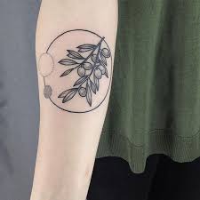 Ea72b8d64625149e5a267632c29c7d62 Jpg 640 640 Circle Tattoos Olive Tattoo Olive Tree Tattoos