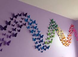 Diy Paper Butterfly Wall Decor Ideas Butterfly Wall Decor Diy Paper Butterfly Paper Wall Decor