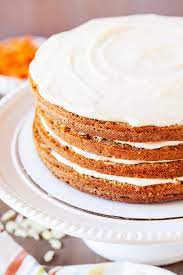 Using a rubber spatula, fold the wet and dry ingredients together just until combined. 4 Layer Moist Carrot Cake The Pkp Way