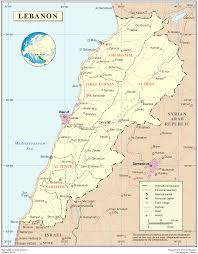 Das gebiet des heutigen libanon war bereits vor mindestens 40.000 jahren vom anatomisch modernen menschen (homo sapiens) besiedelt. Landkarte Libanon Politische Karte Weltkarte Com Karten Und Stadtplane Der Welt