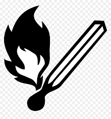 Download these amazing cliparts absolutely free and use these for creating your presentation, blog or website. Onlinelabels Clip Art Burning Black And White Match And Flame Clipart Hd Png Download Vhv