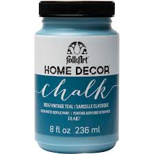 Get free shipping on qualified flat/matte chalked paint or buy online pick up in store today in the paint department. Shop Plaid Folkart Home Decor Chalk Vintage Teal 8 Oz 99247 99247 Plaid Online
