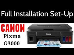Full Installation Set Up Canon Pixma G3000 Step By Step By Tech Mukans Youtube