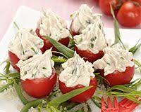 Tomates Cerises Farcies Au Chevre Frais Thon Et Fines Herbes Recette Tomates Cerises Farcies Recettes De Cuisine Cuisine