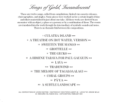 Gold is one of the only materials which retrieve attention such as art. Songs Of Gold Incandescent Expanded Edition 2019 Lieven Martens Moana Dolphins Into The Future Edicoes Cn