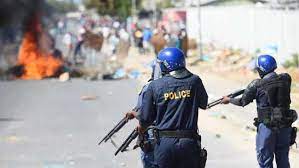 Sa security personnel thwart early morning protests in durban. Ojac1e 1b7sfrm