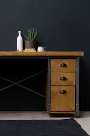 I purchased this desk because i needed. Classic Industrial Desk Large Drawers Konk Custom Handmade Furniture