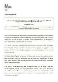 Titolo originale la guerre d'algérie ! Hommage Aux Morts Pour La France De La Guerre D Algerie Et Des Combats Du Maroc Et De La Tunisie St Sulpice Sur Leze