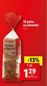 Offre 10 Pains Au Chocolat Chez Lidl