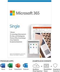 Microsoft office 365 is an office suite developed by microsoft and released on 28 june 2011. Microsoft 365 Single 1 Nutzer Mehrere Pcs Macs Tablets Und Mobile Gerate 1 Jahresabonnement Box Amazon De Software