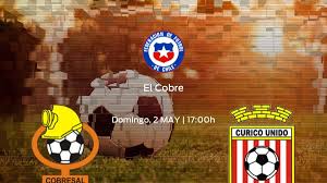 Jun 21, 2021 · llegó el turno para curicó unido y rangers talca en lo que a la copa de chile se refiere.ambos conjuntos empataron a uno en la ida de los dieciseisavos del torneo y lo dejaron todo para la vuelta, que decidirá al vencedor de la eliminatoria. Horario Y Donde Ver El Cobresal Curico Unido De El Campeonato Chileno