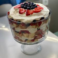 Repeat with the remaining half of the cake, pudding and whipped topping. All American Trifle Allrecipes