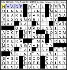 Nascar and fifa eg nyt crossword clue answers are listed below and every time we find a new solution for this clue we add it on the answers list. L A Times Crossword Corner