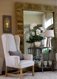 Home Decor 35 Gorgeous Ways To Decorate With Orchids Flowers And Plants Living Room Mirrors Mirror Wall Living Room Living Room Pictures