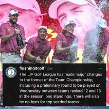 😳👍😳 In addition to a purse increase to $30M, multiple other changes are  taking place. . 🤷🏻‍♂️🤷🏻‍♂️🤷🏻‍♂️ Seems like these changes are what the  OWGR are looking for LIV GOLF to