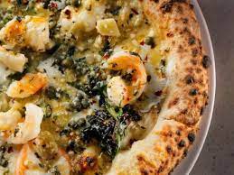 Shrimp Pizza Recipe Food Network Recipes Shrimp Pizza Food
