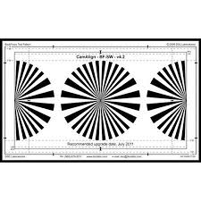 Dsc Labs Dx 1 Backfocus Calibration Chart