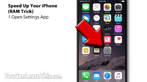 Discover This One Quick Trick To Speed Up Your Iphone Or Ipad This Ram Trick Allows You Iphone Settings App Ipad