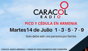 Pico y cédula en bogotá. Aislamiento Armenia Pico Y Cedula Hoy Martes 14 De Julio Rotacion Hasta El Miercoles Armenia Caracol Radio