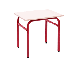 Table Scolaire Abcd 1 Place 70x50 Rouge Tablescolaire Table School Mobiliervintage Mobilierscolaire Ecole Rodet Cartab Mobilier Scolaire Mobilier Table