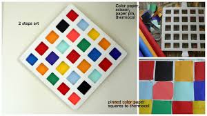 Thermocol Wall Art Simple Craft Ideas Yellow Crafts Thermocol Craft Crafts